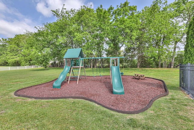 107 Churchill Farms Dr, Murfreesboro, TN 37127 - communal playground with fence and a yard