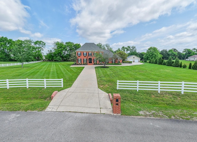 107 Churchill Farms Dr, Murfreesboro, TN 37127 - view of front facade featuring fence private yard and a front yard