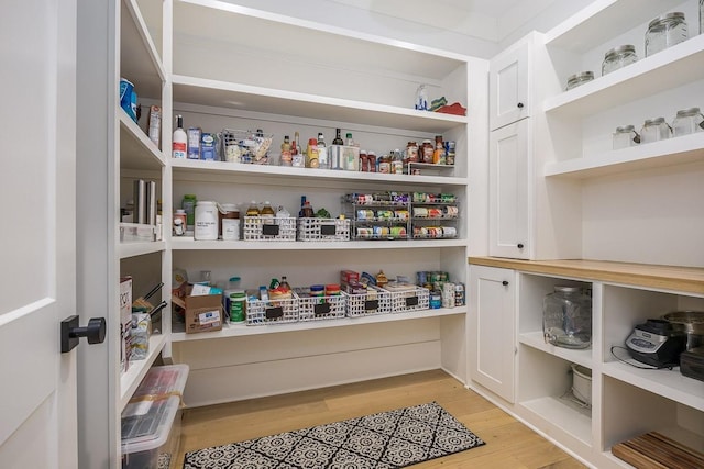 view of pantry