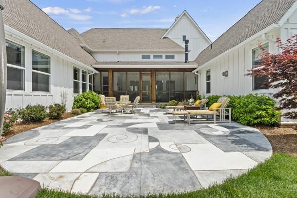 exterior space featuring a sunroom
