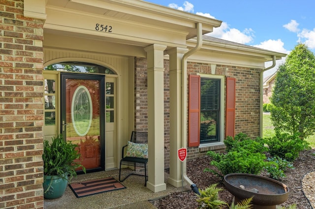 8542 Sawyer Brown Rd, Nashville, TN 37221 - property entrance featuring brick siding