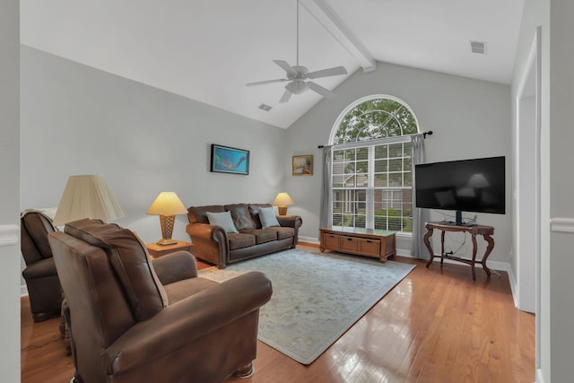 13 Hosier Ct, Lebanon, TN 37087 - living area featuring a ceiling fan, light wood finished floors, and baseboards