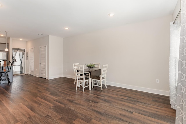 7025 Magnolia Crossings, Spring Hill, TN 37174 - dining space with dark wood finished floors and recessed lighting