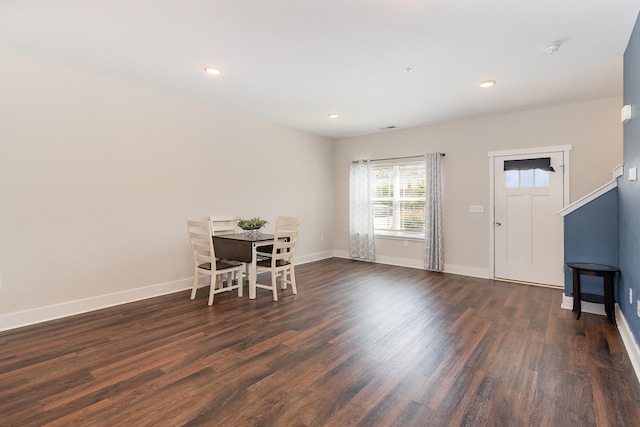 7025 Magnolia Crossings, Spring Hill, TN 37174 - dining room with dark wood finished floors and recessed lighting