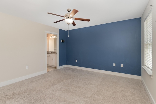 7025 Magnolia Crossings, Spring Hill, TN 37174 - empty room with light carpet and ceiling fan