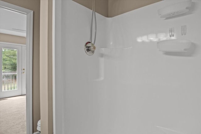 7203 Rosemary Ct, Fairview, TN 37062 - room details with carpet floors, a shower, and toilet