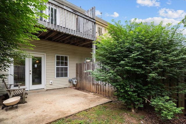 7203 Rosemary Ct, Fairview, TN 37062 - back of property with fence, a balcony, and a patio area