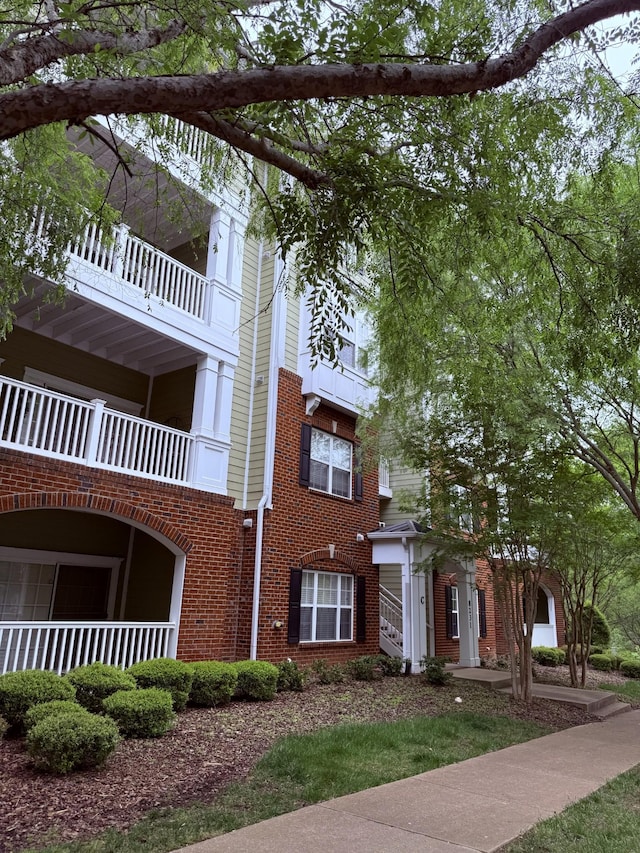 view of property