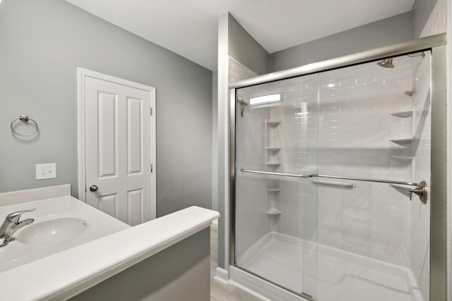 8231 Lenox Creekside Dr Unit C7, Antioch, TN 37013 - bathroom featuring a stall shower and vanity