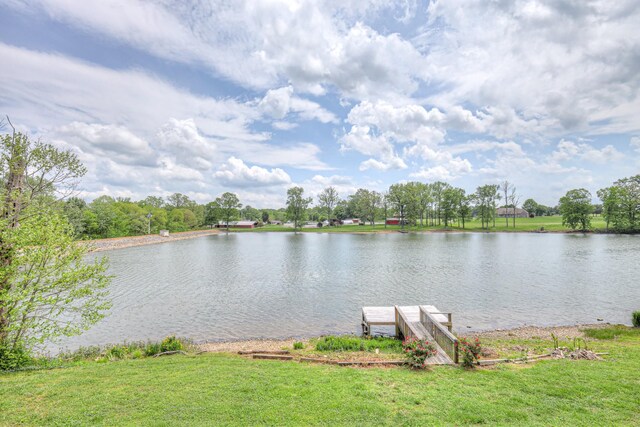 411 Willow Lake Dr, Portland, TN 37148 - property view of water featuring a boat dock