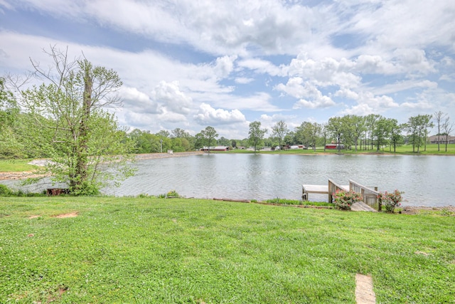 411 Willow Lake Dr, Portland, TN 37148 - property view of water with a dock