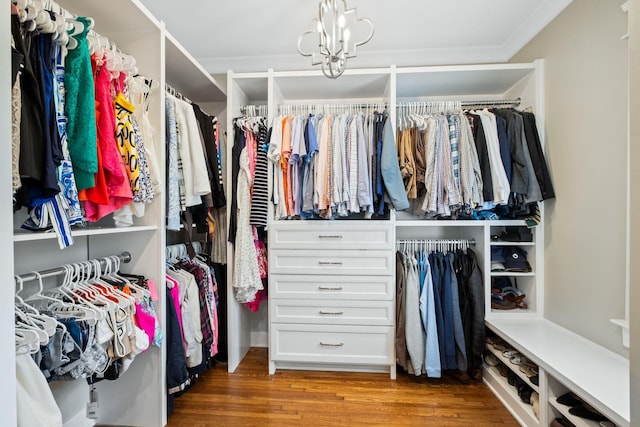2004 Natchez Trce, Nashville, TN 37212 - spacious closet with wood finished floors