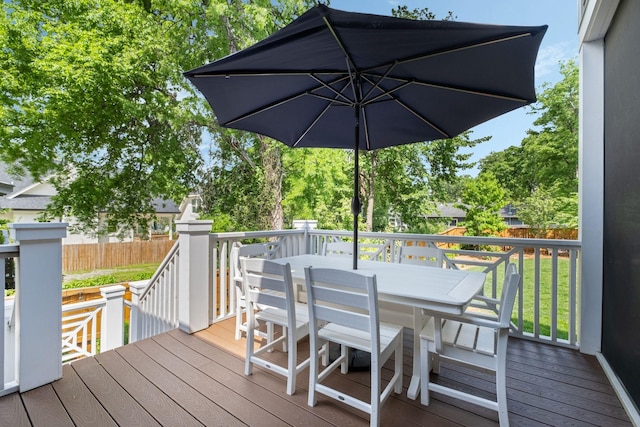 2004 Natchez Trce, Nashville, TN 37212 - deck with fence and outdoor dining space