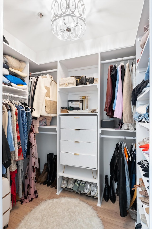 1510 Demonbreun St Unit 807, Nashville, TN 37203 - spacious closet featuring wood finished floors