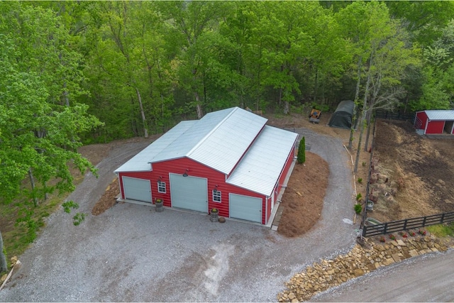 6498 Arno College Grove Rd, College Grove, TN 37046 - bird's eye view featuring a forest view