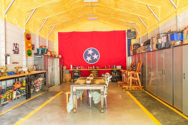 6498 Arno College Grove Rd, College Grove, TN 37046 - interior space with concrete flooring