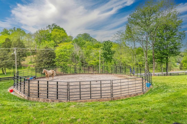 6498 Arno College Grove Rd, College Grove, TN 37046 - view of community with an enclosed area and a lawn