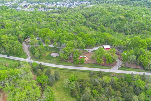 6498 Arno College Grove Rd, College Grove, TN 37046 - aerial view with a view of trees