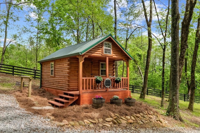 6498 Arno College Grove Rd, College Grove, TN 37046 - view of outbuilding featuring fence