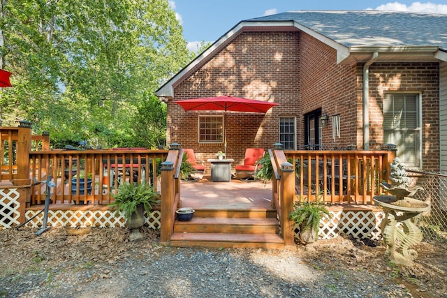 view of deck