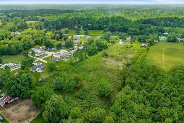 aerial view with a view of trees