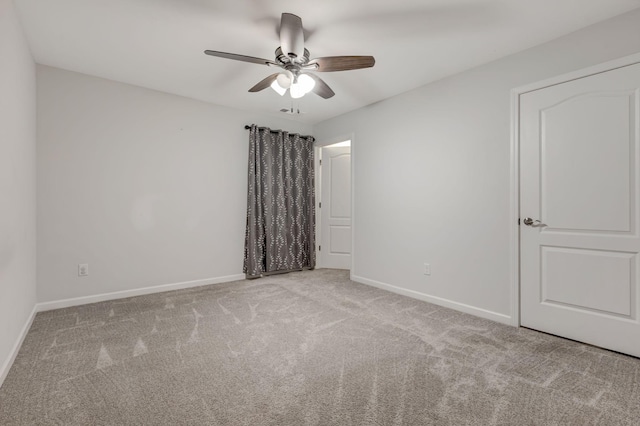 1235 Del Webb Blvd, Spring Hill, TN 37174 - spare room with carpet floors, a ceiling fan, and baseboards