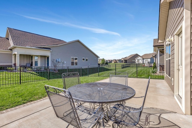 1235 Del Webb Blvd, Spring Hill, TN 37174 - view of patio with outdoor dining area and fence