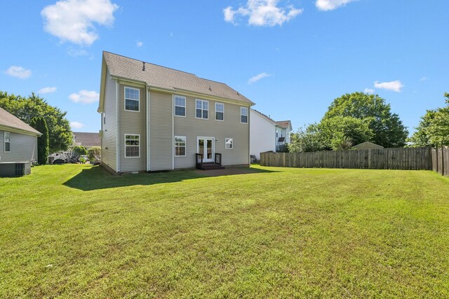 1030 Persimmon Dr, Spring Hill, TN 37174 - back of house featuring central AC