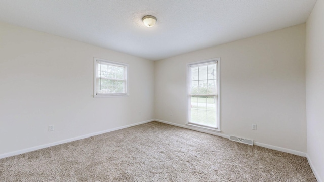 1213 Shackelford Dr, Mount Pleasant, TN 38474 - spare room featuring baseboards, carpet flooring, and visible vents