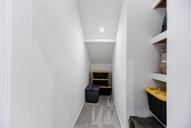 view of storage room