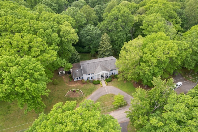 319 Powder Mill Dr, Ashland City, TN 37015 - bird's eye view featuring a view of trees
