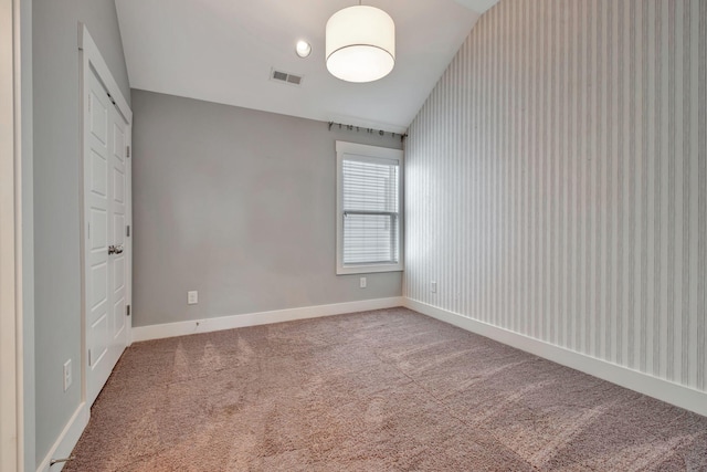 503B Acklen Park Dr, Nashville, TN 37205 - spare room featuring baseboards, carpet flooring, and visible vents