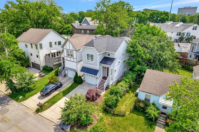 503B Acklen Park Dr, Nashville, TN 37205 - birds eye view of property with a residential view
