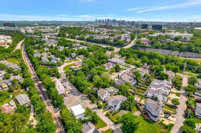503B Acklen Park Dr, Nashville, TN 37205 - birds eye view of property with a residential view and a city view