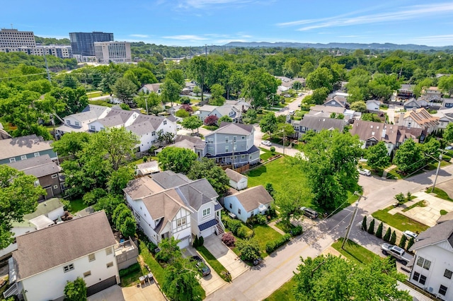 503B Acklen Park Dr, Nashville, TN 37205 - drone / aerial view with a residential view and a mountain view