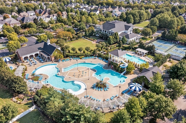 drone / aerial view