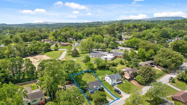 3610 Gleason Dr, Chattanooga, TN 37412 - birds eye view of property with a forest view and a residential view