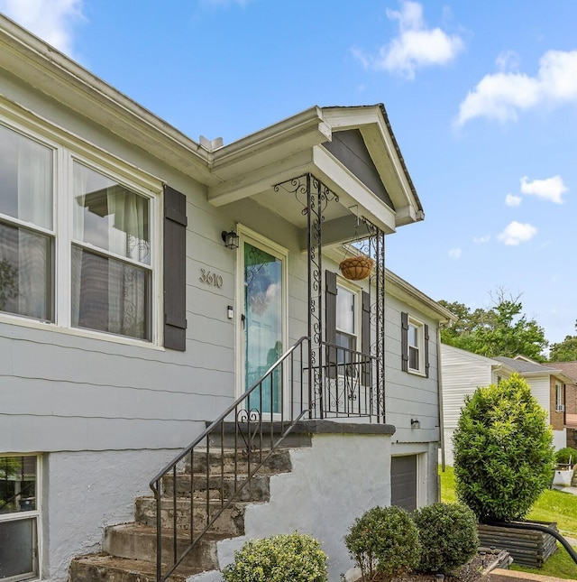 3610 Gleason Dr, Chattanooga, TN 37412 - view of exterior entry with stucco siding