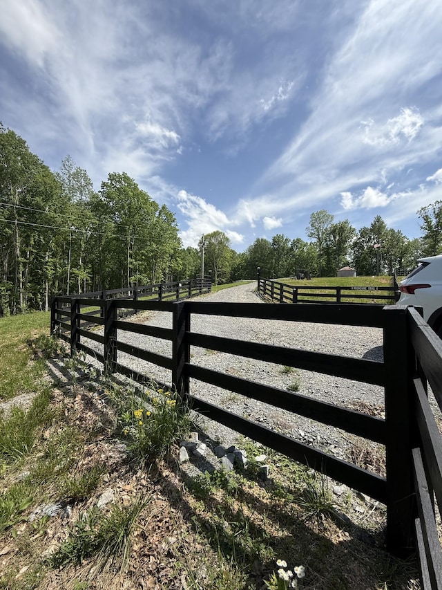8901 Primm Springs Rd, Primm Springs, TN 38476 - view of gate featuring a rural view and fence