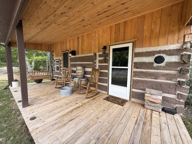 8901 Primm Springs Rd, Primm Springs, TN 38476 - view of deck