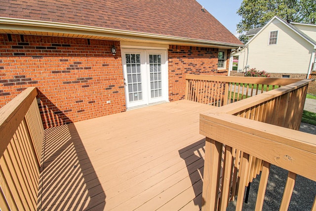 view of deck