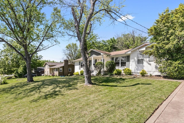 2821 Galesburg Dr, Nashville, TN 37217 - view of front facade with a front lawn