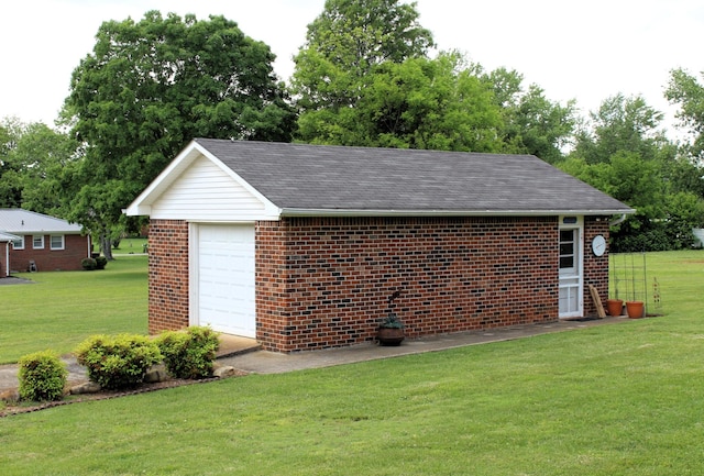 view of outbuilding