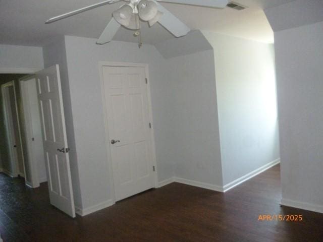 1314 Jewell Dr, Columbia, TN 38401 - bonus room with baseboards, ceiling fan, and wood finished floors