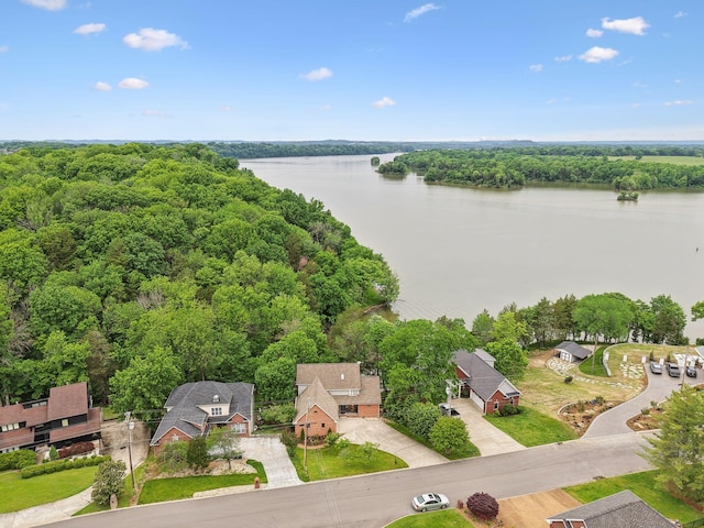 1111 Horseshoe Cv, Mount Juliet, TN 37122 - aerial view of a nearby body of water and a heavily wooded area