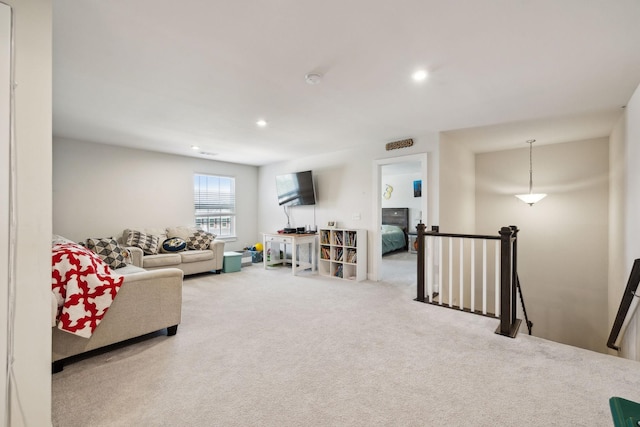 907 Caywood Rd, Smyrna, TN 37167 - carpeted living room with recessed lighting