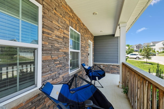 907 Caywood Rd, Smyrna, TN 37167 - exterior space with covered porch and a residential view