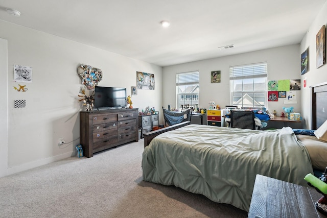 907 Caywood Rd, Smyrna, TN 37167 - bedroom featuring baseboards, carpet flooring, and visible vents