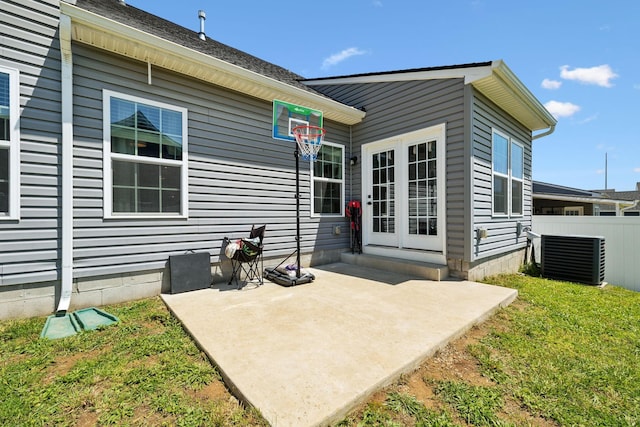 907 Caywood Rd, Smyrna, TN 37167 - back of house featuring cooling unit, a patio area, and fence