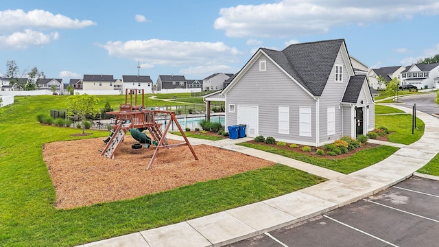 907 Caywood Rd, Smyrna, TN 37167 - view of jungle gym with a yard and a residential view